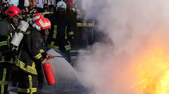 یک واحد تولیدی در شهرک‌ صنعتی گنبدکاووس دچار آتش‌سوزی شد