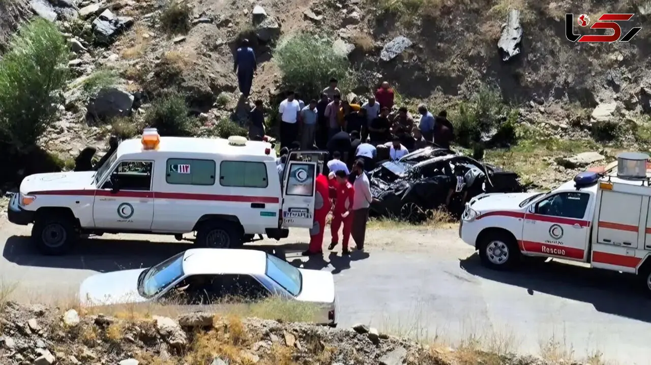 سقوط مرگبار ون در جاده هراز / 6 زن و یک مرد کشته شدند