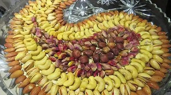 ایده هایی برای تزئین آجیل شب عید برای تازه عروس ها +عکس