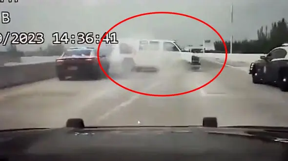 فیلم هیجان انگیز پلیس در تعقیب وانت