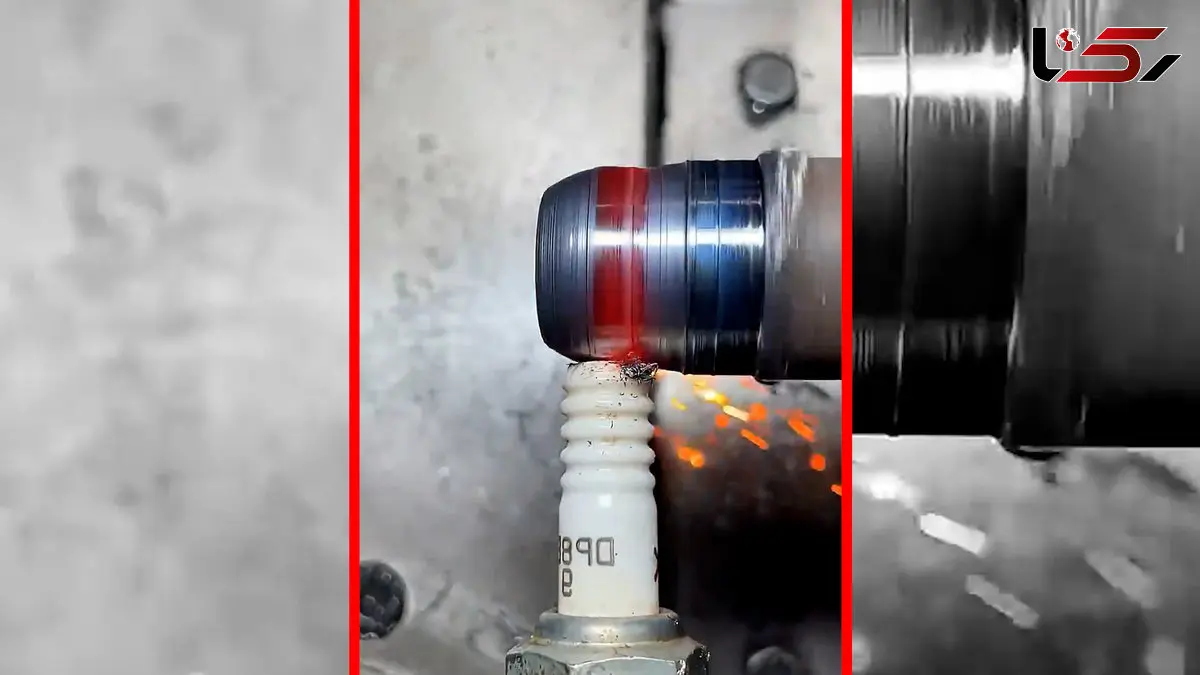 فیلم شکل دهی فلز با سرعت بالا و اصطکاک با شمع خودرو