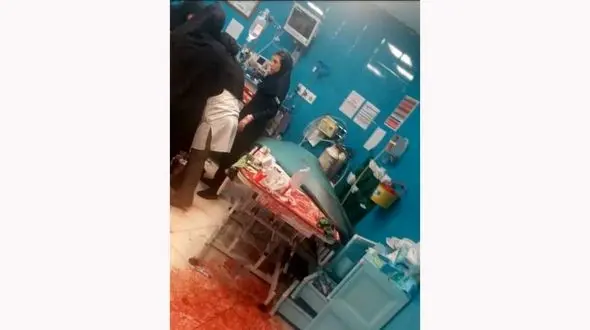 درگیری در اورژانس بیمارستان خوی/ اقدام به موقع پلیس + عکس