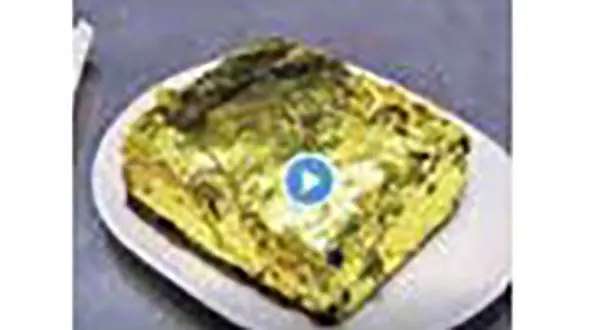 دسر لاکچری رستوران معروف با روکش طلای 24 عیار+ عکس