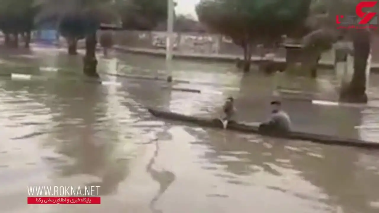 سوسنگرد زیرآب رفت + فیلم