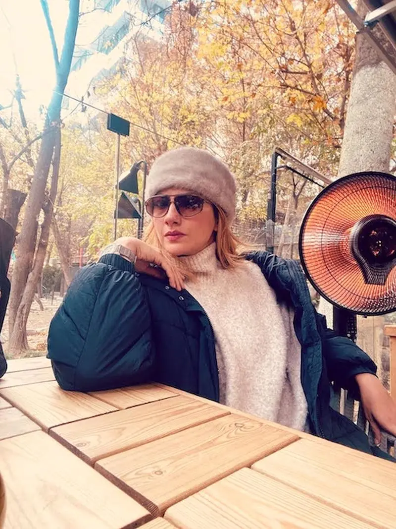 استایل زمستانی محیا دهقانی