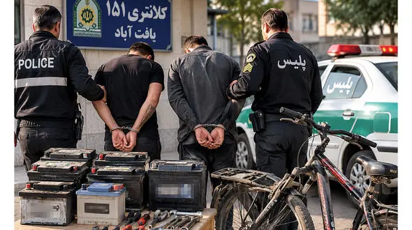 بازداشت وحید سیاه دوچرخه سوار در یافت آباد