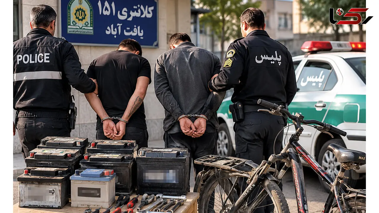 بازداشت وحید سیاه دوچرخه سوار در یافت آباد
