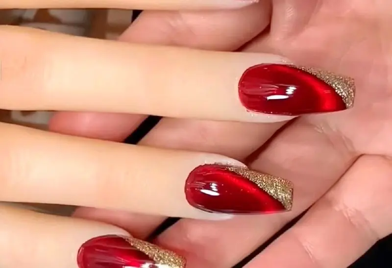 مدل ناخن یلدایی دخترانه2