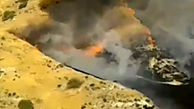 آتش‌سوزی مزارع گندم در شهرستان ممسنی+ فیلم