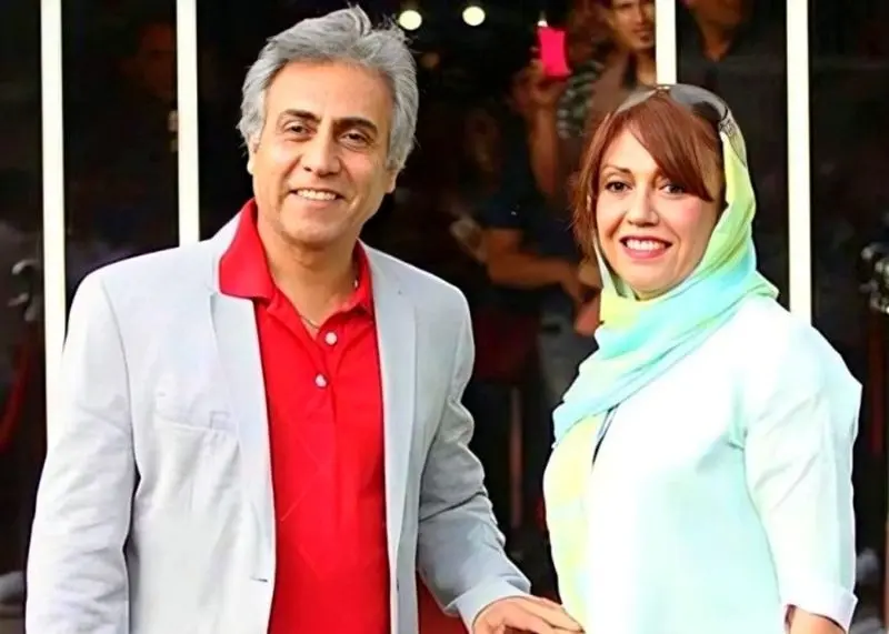 بیژن امکانیان و همسرش