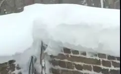 رف و کولاک شدید دهستان مرگور ارومیه را درگیر کرد / تصاویر هشداردهنده