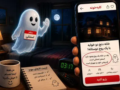  آگهی متفاوت خانه اجاره ای / این خانه روح مهربان دارد  / حانیه : گفته بود روح مهربان اما این روح اذیتم می کند + نظر علمی درباره روح