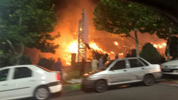 عامل آتش سوزی هولناک در لواسان مشخص شد+ عکس