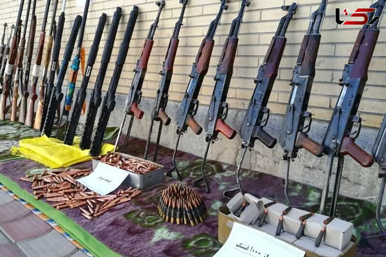 بازداشت 40 مرد مسلح در آبادان / 48 اسلحه کشف شد