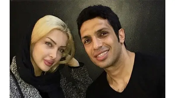  همسر سپهر حیدری را در این عکس عمرا بشناسید ؟!  / خانم پرحاشیه ببینید چی بود ؟!