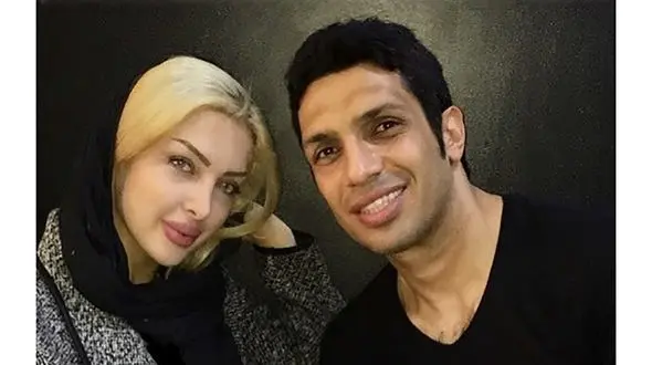  همسر سپهر حیدری را در این عکس عمرا بشناسید ؟!  / خانم پرحاشیه ببینید چی بود ؟!