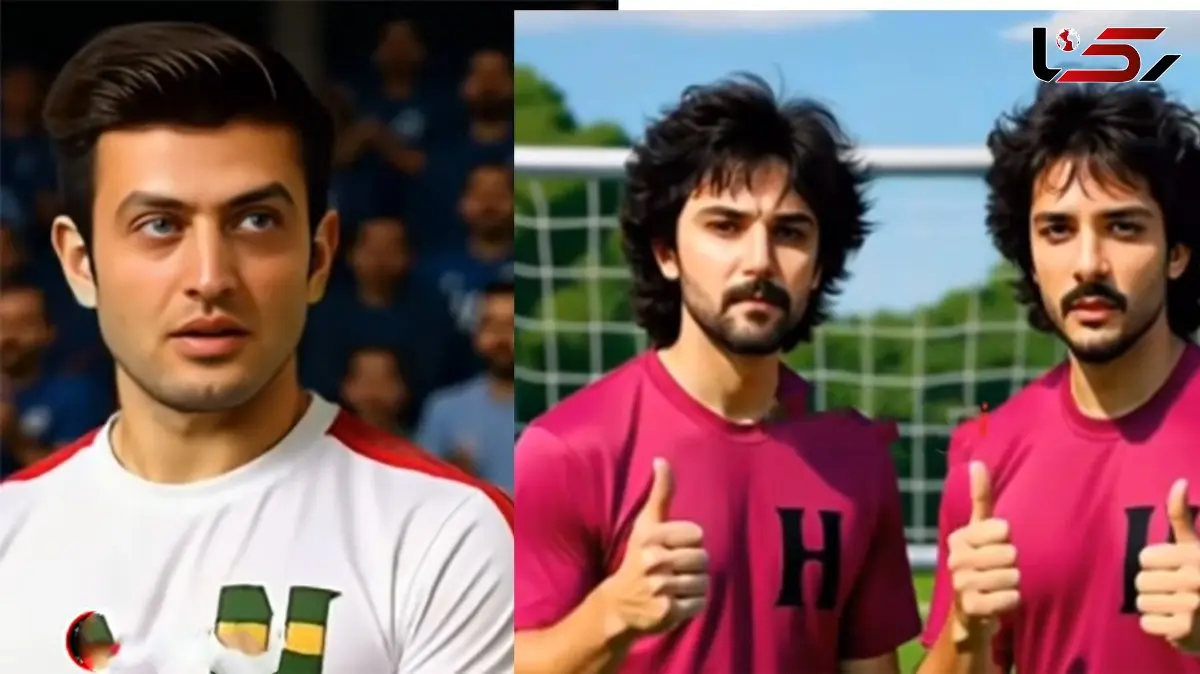 فیلم / انیمیشن بازیگران ایرانی  در کارتون فوتبالیست ها / از مصطفی زمانی تا گلزار و هوتن شکیبا  از بهرام رادان تا سینا مهردارد و ...