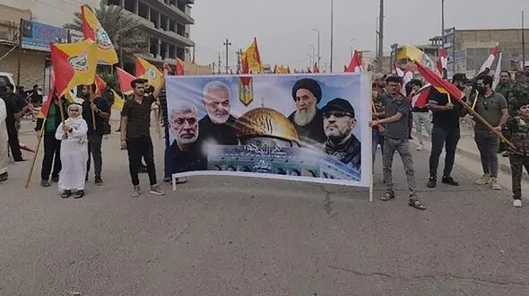 برگزاری مراسم روز جهانی قدس در بصره + فیلم