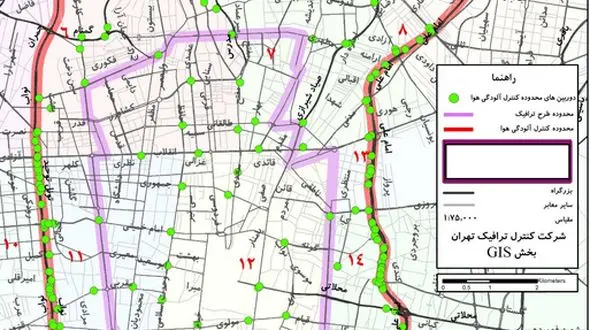 از طرح ترافیک تا شاخص آلودگی هوای تهران 