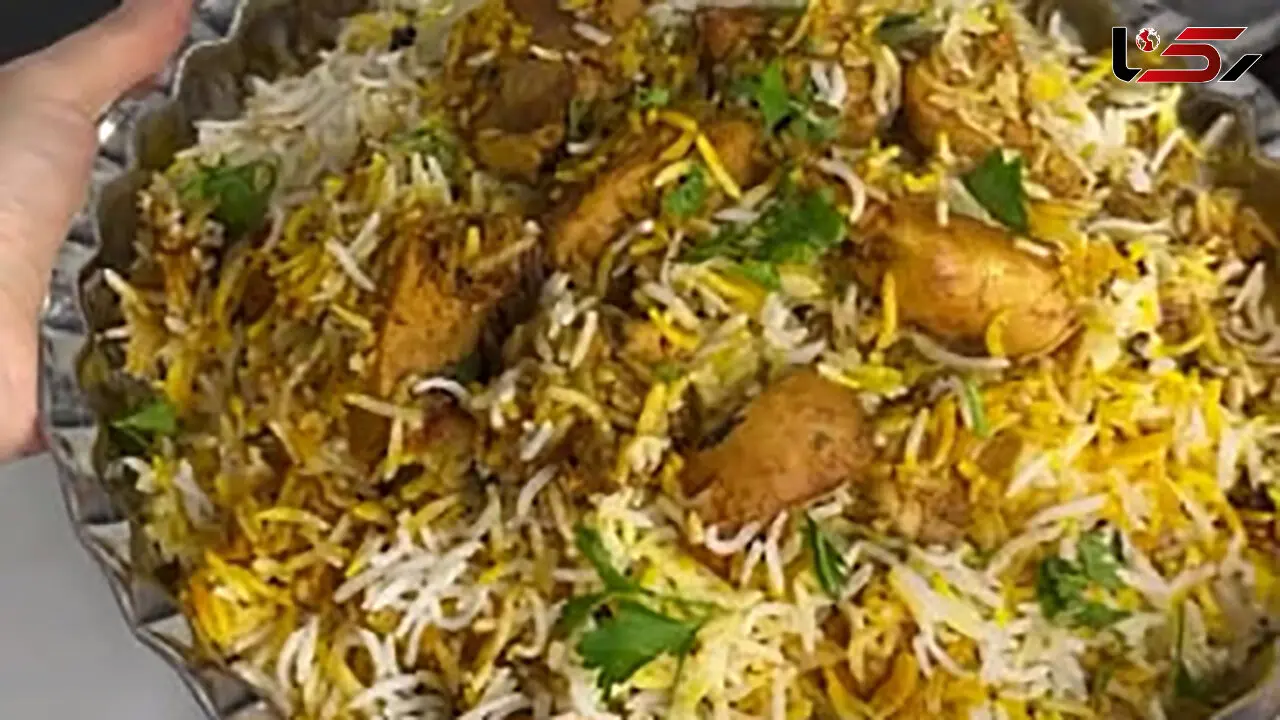 طرز تهیه بریانی مرغ / فیلم