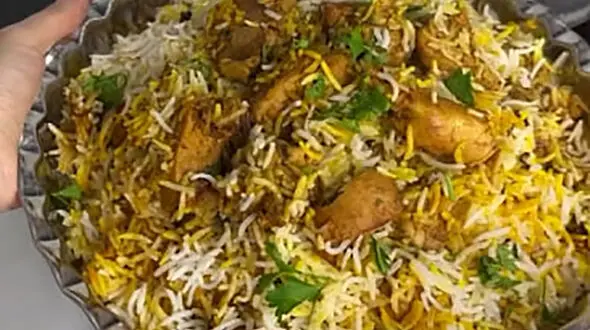 طرز تهیه بریانی مرغ / فیلم