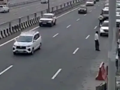 افسر پلیس هنگام انجام وظیفه زیر گرفته شد + فیلم