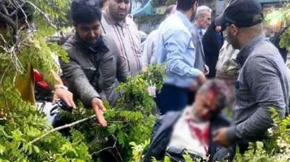 سقوط تیربرق روی دسته عزاداران حسینی بهشهر قربانی گرفت+تصاویر