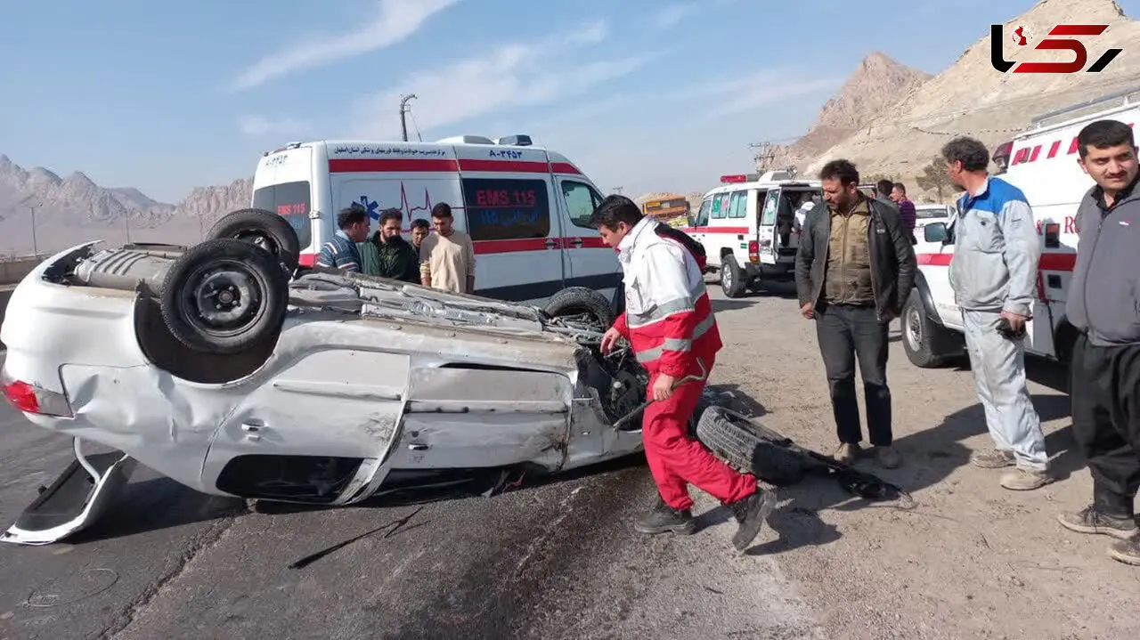 واژگونی خودرو رانا در خراسان جنوبی جان زن جوان را گرفت