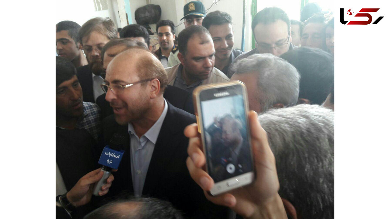 محمد باقر قالیباف در مسجد حضرت ابوالفضل (ع) شهرک سینا اردبیل آمد+ عکس