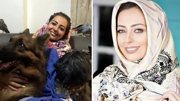 نفیسه روشن و حیواناتی که با آن ها زندگی می کند + عکس 