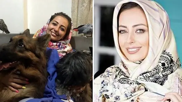 نفیسه روشن و حیواناتی که با آن ها زندگی می کند + عکس 