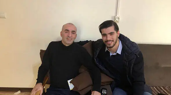 سعید عزت اللهی به دیدار غفاری رفت + عکس