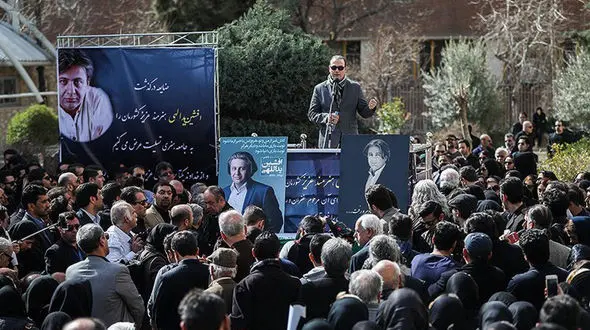 گزارش تصویری مراسم تشییع پیکر مرحوم افشین یداللهی