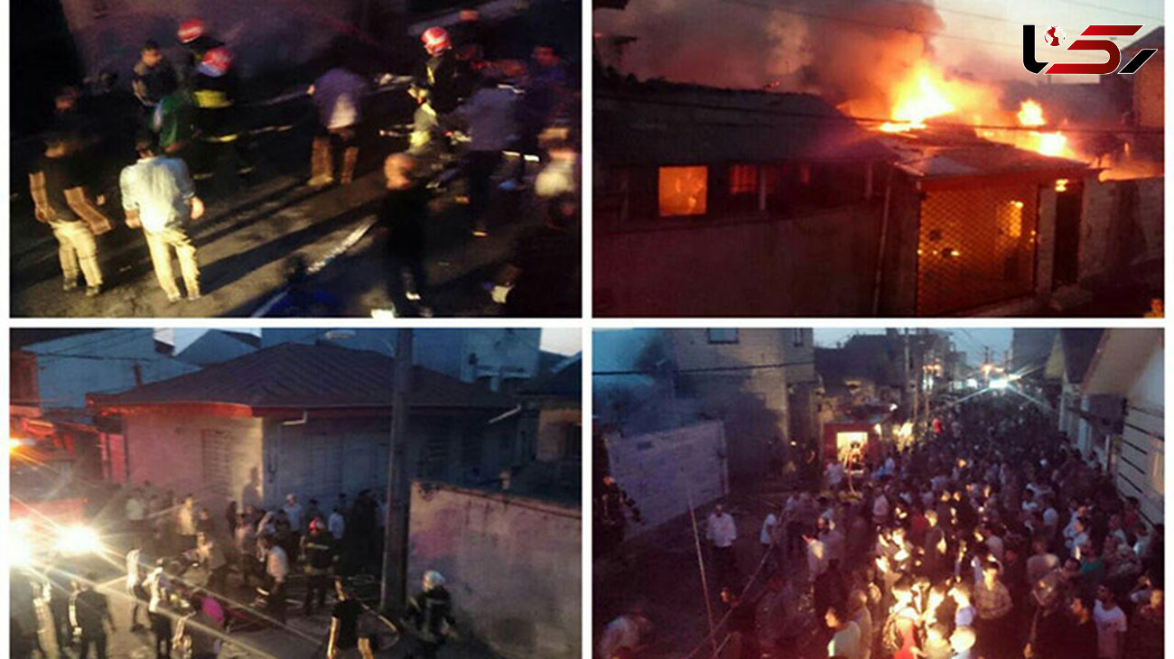 سوختن یک آتش نشان فداکار هنگام جدال با آتش در رشت / راز فاجعه در خانه های ویلایی+ عکس
