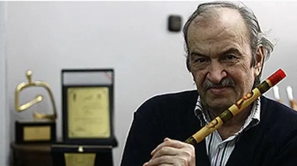 حسن ناهید نوازندهٔ سرشناس نی در بیمارستان بستری شد + عکس
