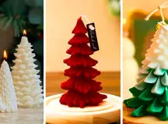تزئینات کریسمس با شمع: 15 مدل شمع فانتزی کاج برای خلق فضایی دلنشین