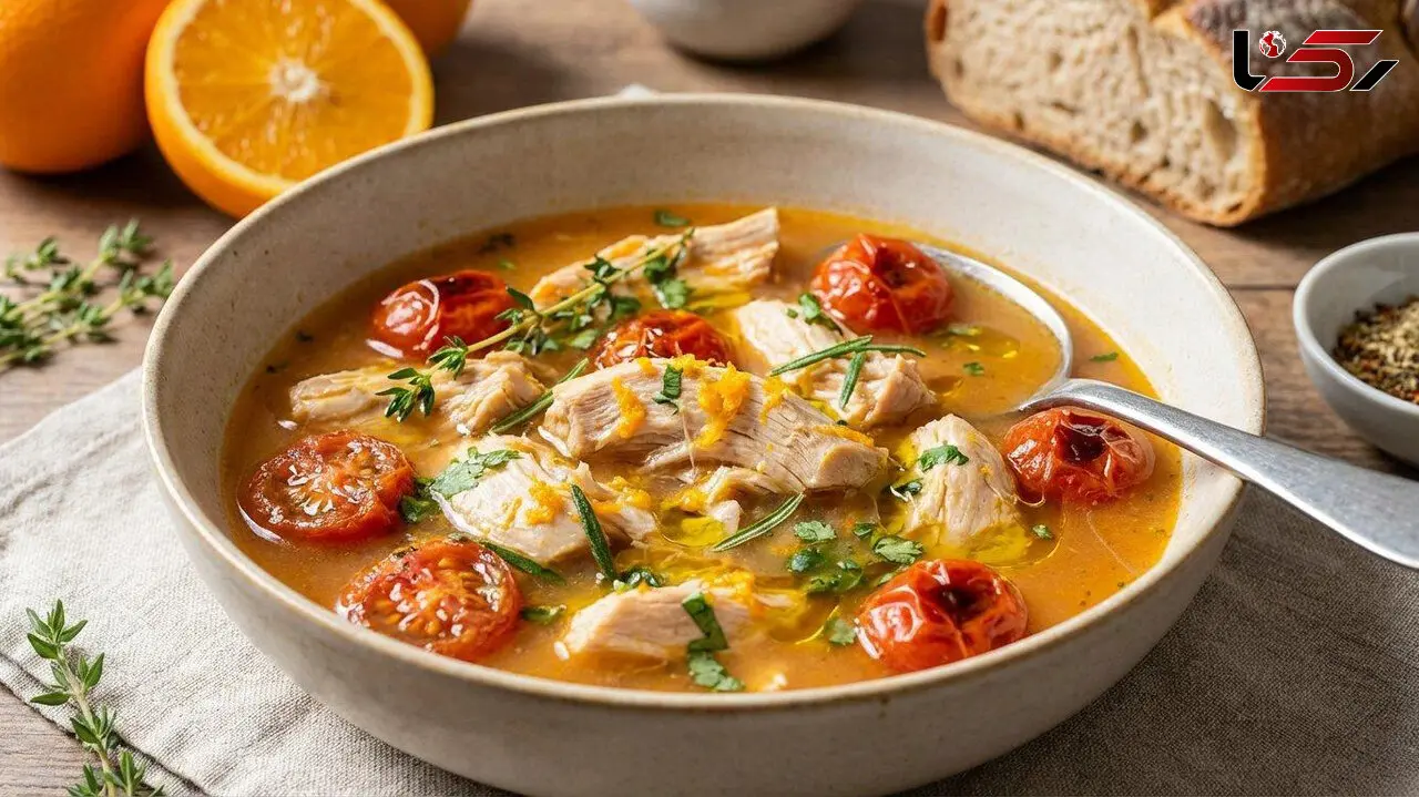طرز تهیه سوپ پرتقال با مرغ؛ یک سوپ پاییزی متفاوت و خوشمزه