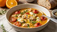 طرز تهیه سوپ پرتقال با مرغ؛ یک سوپ پاییزی متفاوت و خوشمزه