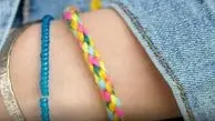 چگونه دستبندهای رنگی با نخ بسازیم؟ استایل‌ های شیک و دخترانه