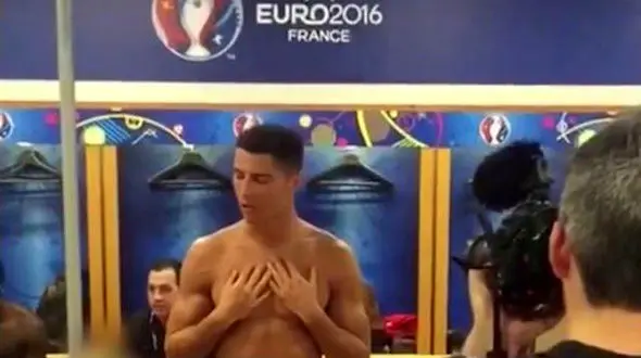 انتشار صحبت‌های رونالدو در رختکن پس از قهرمانی در یورو +فیلم و عکس