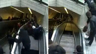 پله‌برقی آدم‌خوار در ایستگاه مترو! + فیلم و عکس