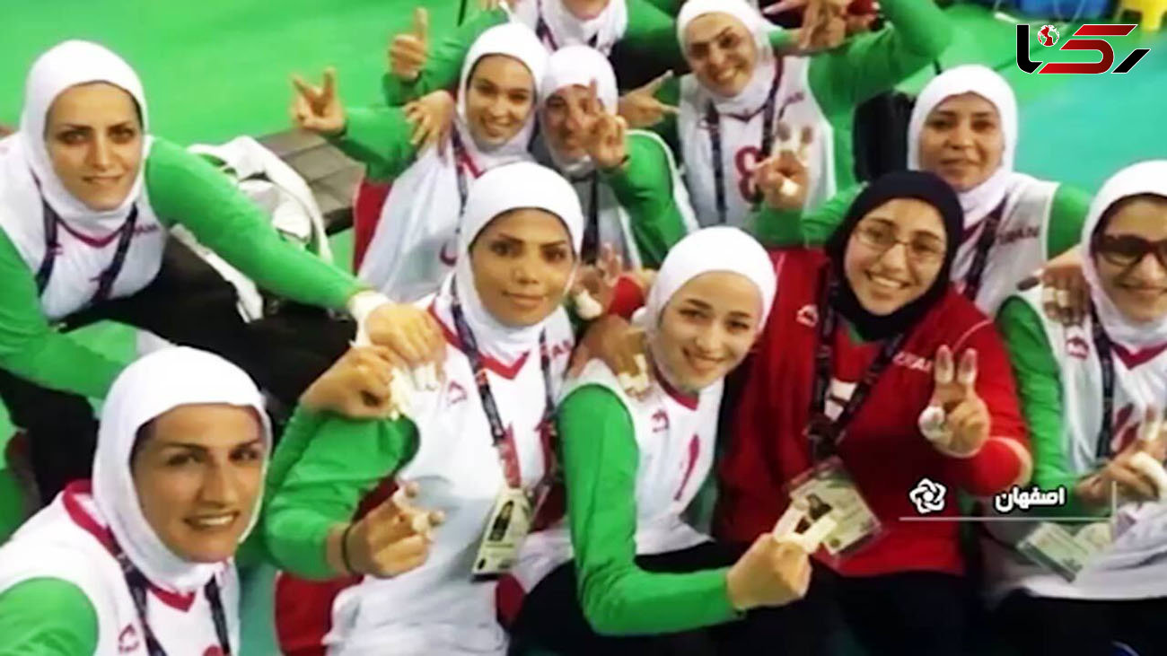 توانایی بی نظیر دختر معلول اصفهانی در رشته والیبال + فیلم 
