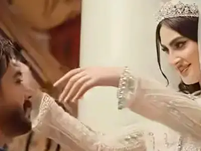 فیلم / عاشقانه‌های  سهیل قاصدی با مریم مومن : میخوام اولویت دومت باشم ...نمیخوام مانع  رویاهات بشم چون دوست دارم/ زیباترین عروس و داماد چقدر عاشقند ...