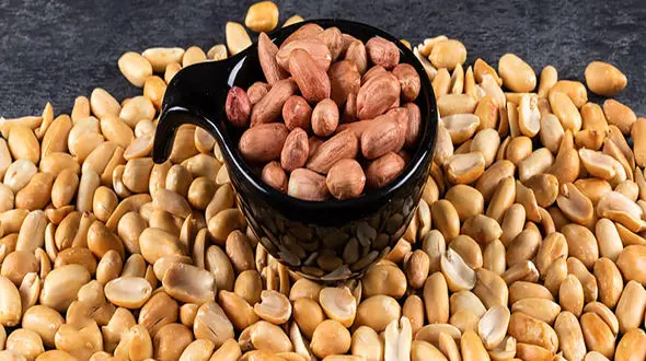 نکته رژیمی بادام زمینی و مویز