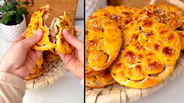 نون عالی و مقوی برای افطار بپز + فیلم