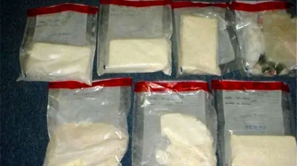  ۱۰۴ گرم هروئین فشرده از معده سوداگر مرگ کشف شد 