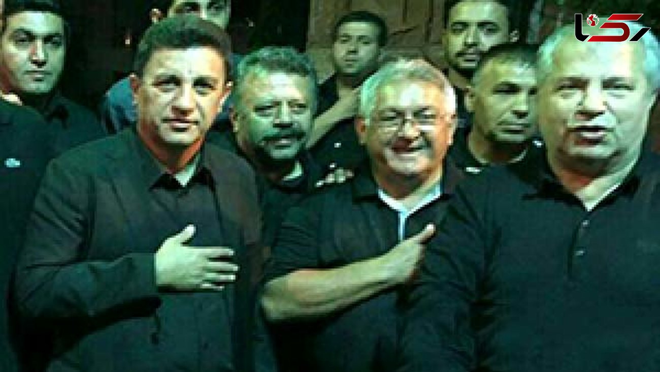 عزاداری علی پروین در کنار امیر قلعه نویی در شب تاسوعای حسینی +فیلم 