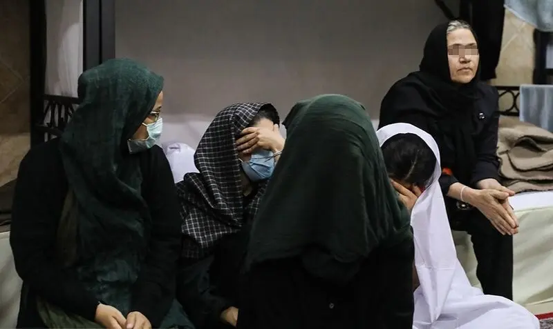 (تصاویر) زنان بازداشت شده اعتراضات در ندامتگاه زنان تهران 