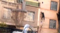 فیلم لحظه مرگ یک دزد با سقوط در جوادیه تهران