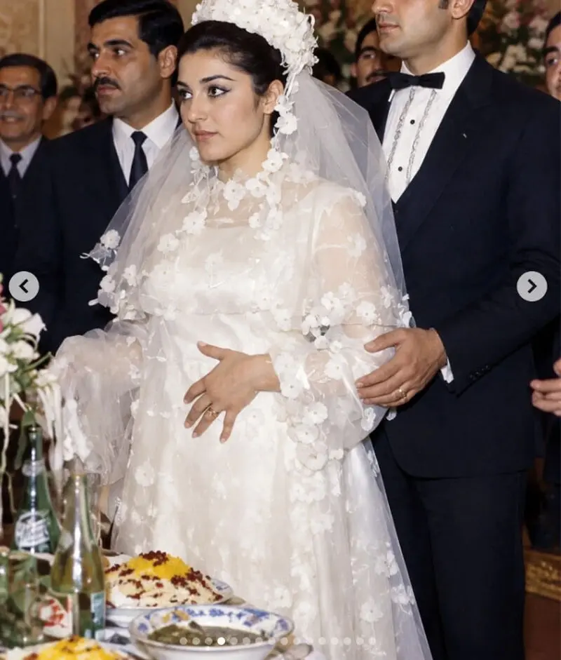آلبوم عروسی گوگوش و محمود قربانی در سال ۱۳۴۶